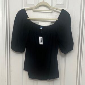 Old Navy Women's square-neck puff-sleeve top